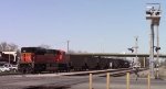 BNSF coal train DPU